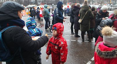 10.03.2019 в районе Черёмушки прошли народные гулянья в честь Широкой Масленицы!