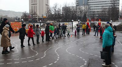 10.03.2019 в районе Черёмушки прошли народные гулянья в честь Широкой Масленицы!